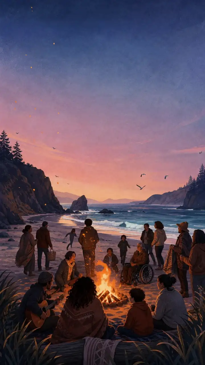 Oregon Beach Reunion