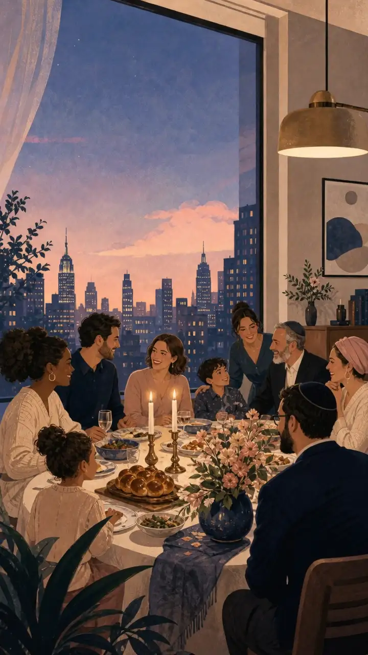 Manhattan Shabbat Table